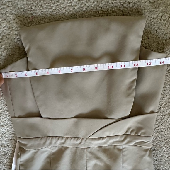 NWT House of CB Alga Strapless Tan Jumpsuit Medium - Picture 8 of 9